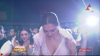Deepika Padukone in Elegant White Saree and Choli at an award Function  Exclusive Pics 015.jpeg