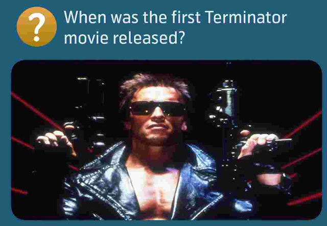 When was the first Terminator movie released?