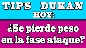 Tips dieta dukan: ¿se pierde peso en fase ataque?