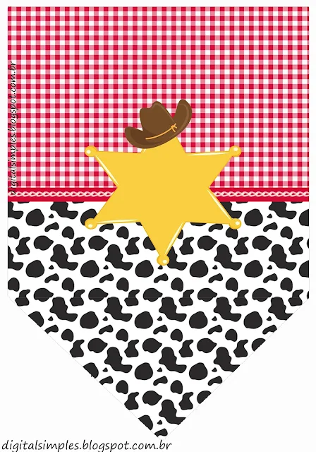 Little Cowboy: Free Printable Invitations. 