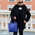 Outfit - Total black and a blue bag