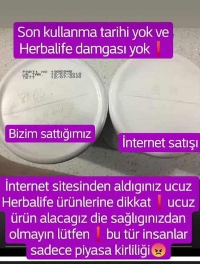 E-Ticaret Sitelerindeki Ucuza Satılan Herbalife Ürünlerini Almayın!