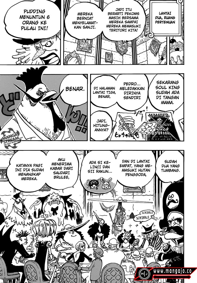 Baca One Piece Terbaru Indo 854 dan spoiler One Piece Chapter 855 di Magajo