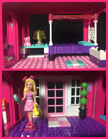 Mega Bloks Barbie Build 'n Play Fab Mansion