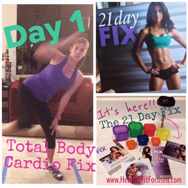 Day 1 of 21 Day Fix - Meal Plan