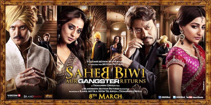 Saheb Biwi Aur Gangster Returns - 2013 Hindi mobile movie poster hindimobilemovie.blogspot.com
