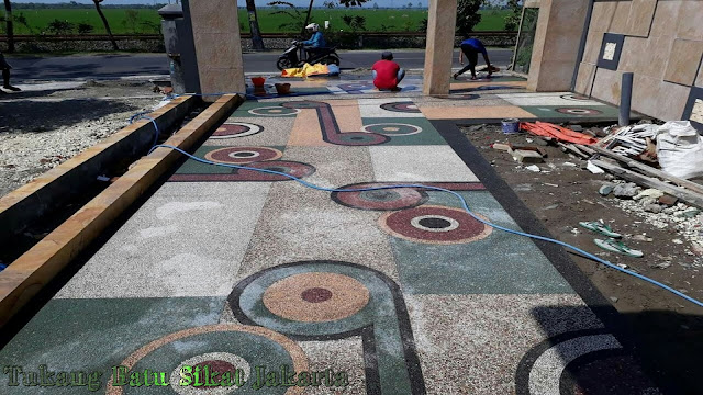 Koleksi Foto Gambar Carport Batu Sikat Motif Minimalis Terbaru