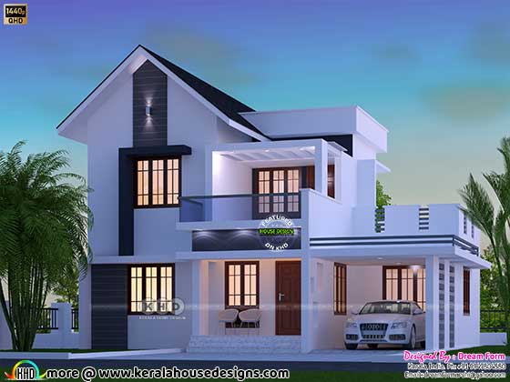 1730 sq. ft. beautiful modern home design