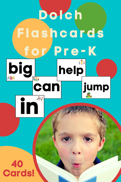 Image, Pinterest, Dolch Sight Words Flashcards for PRE-K