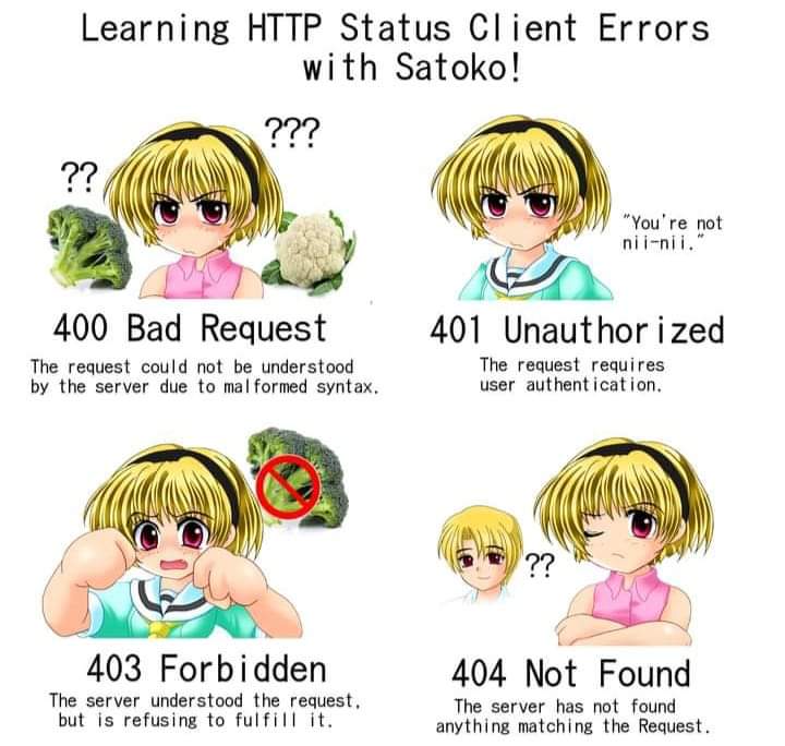 Kode Error Klien HTML