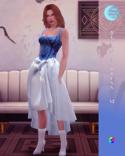 THE SIMS 4 -  BETANIA DRESS V2