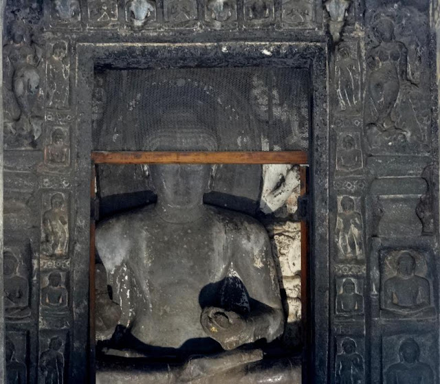 Buddha Idol in cave number 7 - Ajanta caves