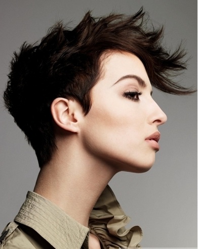 Lovely Short Mohawk Haircut 2014