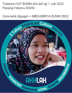 Twibbon 2 Akhlak Tahun 2022, Culture Journey BUMN Tanggal 1 Juli Lengkap dengan Cara Membuatnya