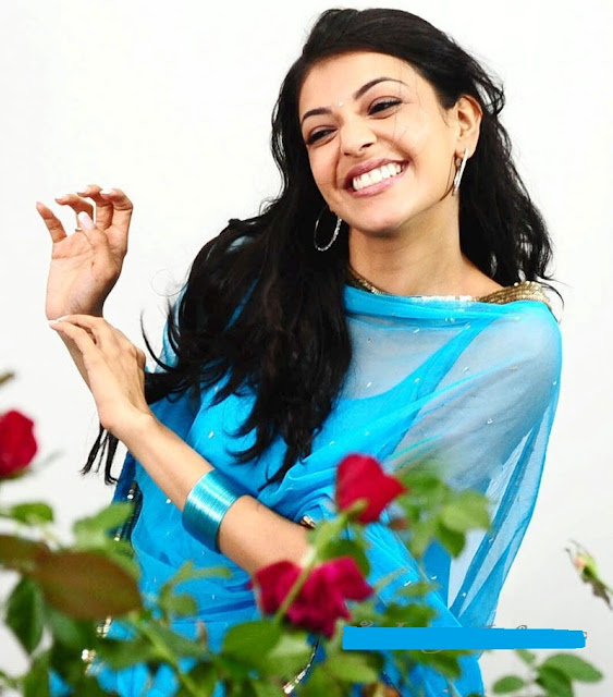Cute Kajal Stills with Rose and Sexy Look