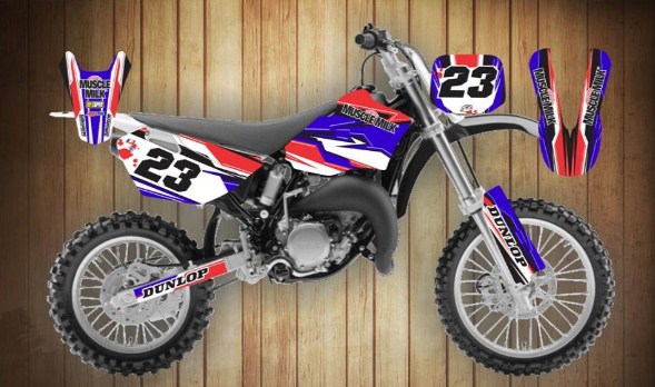 Model Stiker  Decal YZ85 Terbaru Dan Terkeren Modifikasi 