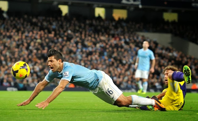 aguero, city v swansea