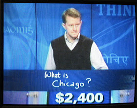 Jeopardy match Watson, Ken Jennings, Brad Rutter