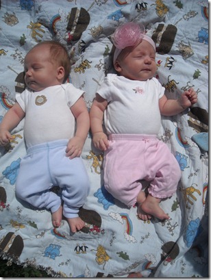 Sleepy twins