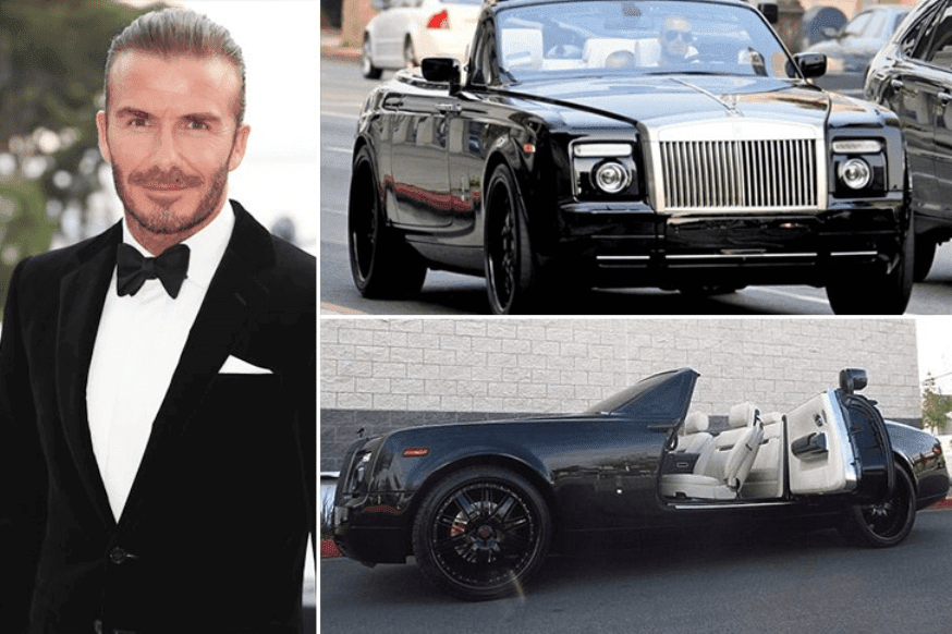 David Beckham Rolls-Royce Phantom Drophead