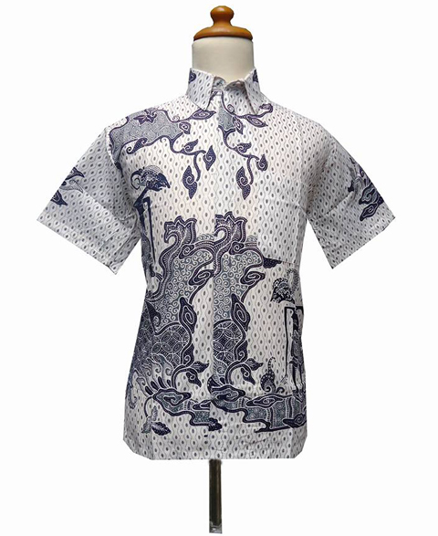 gambar model baju hem batik