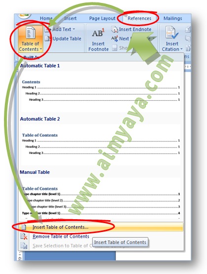 Daftar isi menjadi sebuah keharusan bagi dokumen formal Ahli Matematika Cara Membuat Daftar Isi di Microsoft Word
