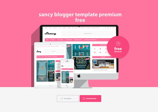 sancy blogger template premium free