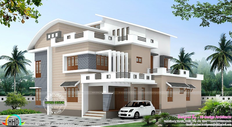 48+ 4 Bedroom Modern Mix House Plan, Top Style!