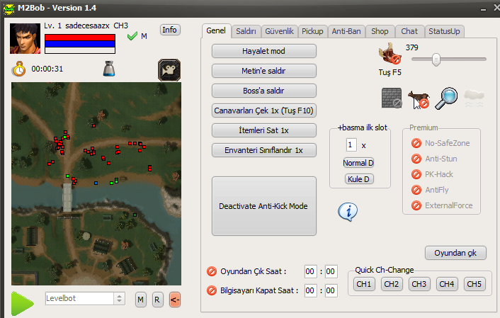 1 Metin2 Hile M2Bob 1.6.4 Güncellendi 22.10.2012 indir