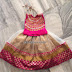 Beige Net Lehenga with Pink Blouse