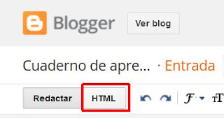 Editar HTML blog