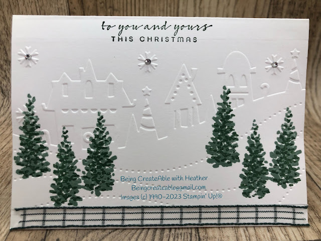 Stampin' Up!, Wisteria Wishes, Charming Landscapes EF