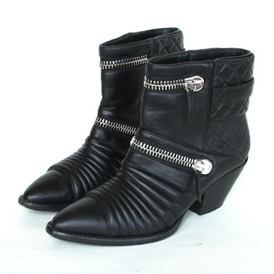 giuseppe zanotti quilted leather boots