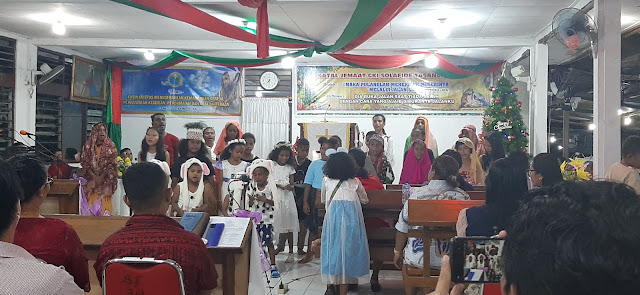 Jemaat GKI Solafide Tasangkapura Rayakan Natal Tahun 2022