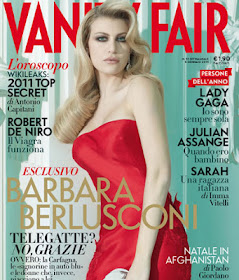 Barbara Berlusconi sulla copertina della versione italiana del mensile di moda Vanity Fair