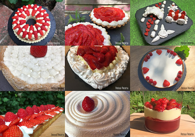 dessert aux fraises, fraises gourmandes, idées de dessert aux fraises, pâtisserie aux fraises, patissi-pattata