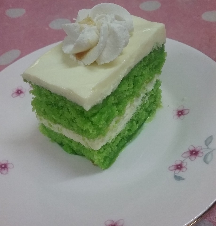 Zalinzalina.blogspot.com: KEK SLICE PANDAN GULA MELAKA