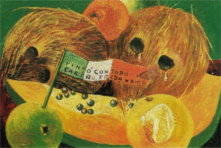 Weeping coconuts or coconut tears, Frida Kahlo, 1951