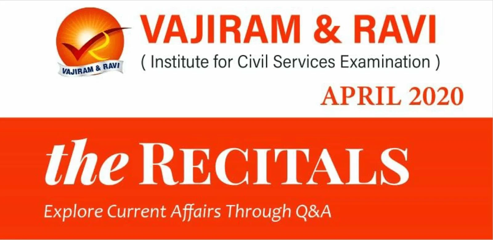 Vajiram Current Affairs April 2020