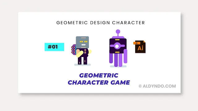 geometric character design