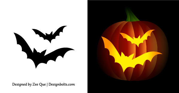 Free Printable Scary Pumpkin Carving Pattern Designs Images & Ideas 