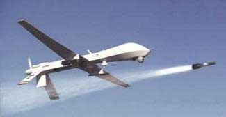 us predator drones firing hellfire missiles