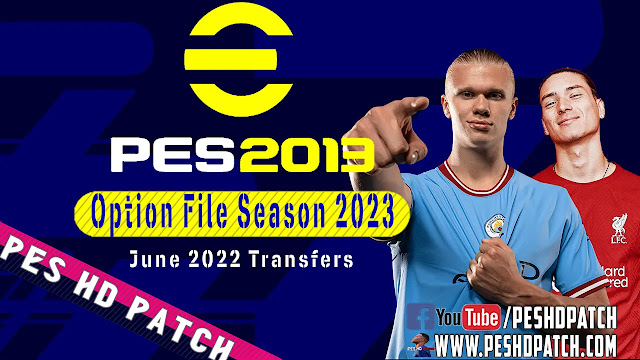 PES 2013 Option File Season 2023 Transfers