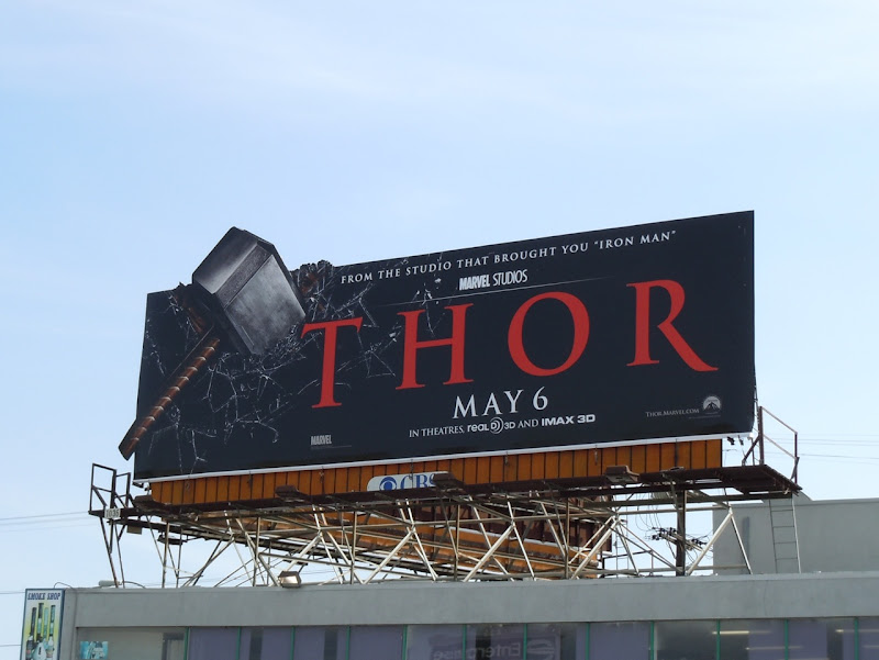 Thor Mjolnir hammer billboard