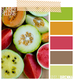 simply brenna color palettes summer melon perfect palettes