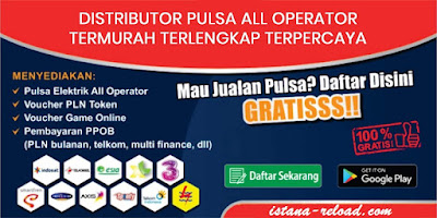 Distributor Pulsa Elektrik All Operator Harga Grosir