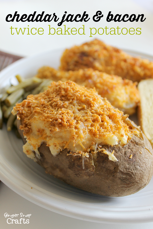 cheddar jack & bacon twice baked potatoes #freshtakes #collectivebias #shop