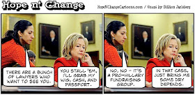 obama, obama jokes, political, humor, cartoon, conservative, hope n' change, hope and change, stilton jarlsberg, hillary, huma, holder, lawyers for hillary