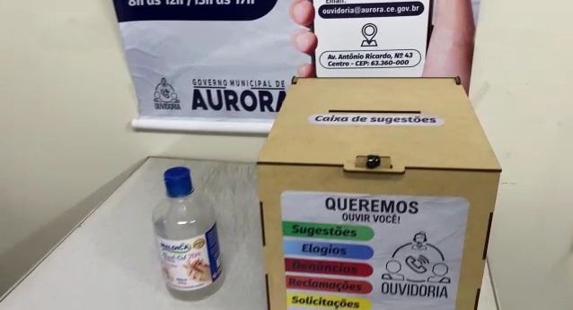 Prefeitura de Aurora implanta ‘caixa de sugestões’ para ouvir anseios da população