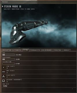 snapshot of a iteron mark 3 hauler from eve online